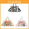 Pvc Transparent Beach Bag With Inner Zipper Pocket For Summer Outings
