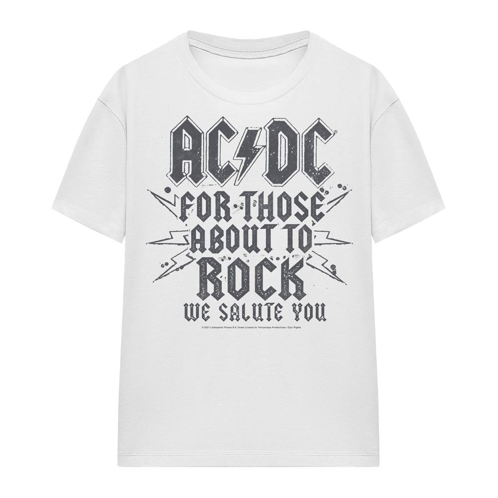 AC/DC Unisex Adult Salute T-Shirt