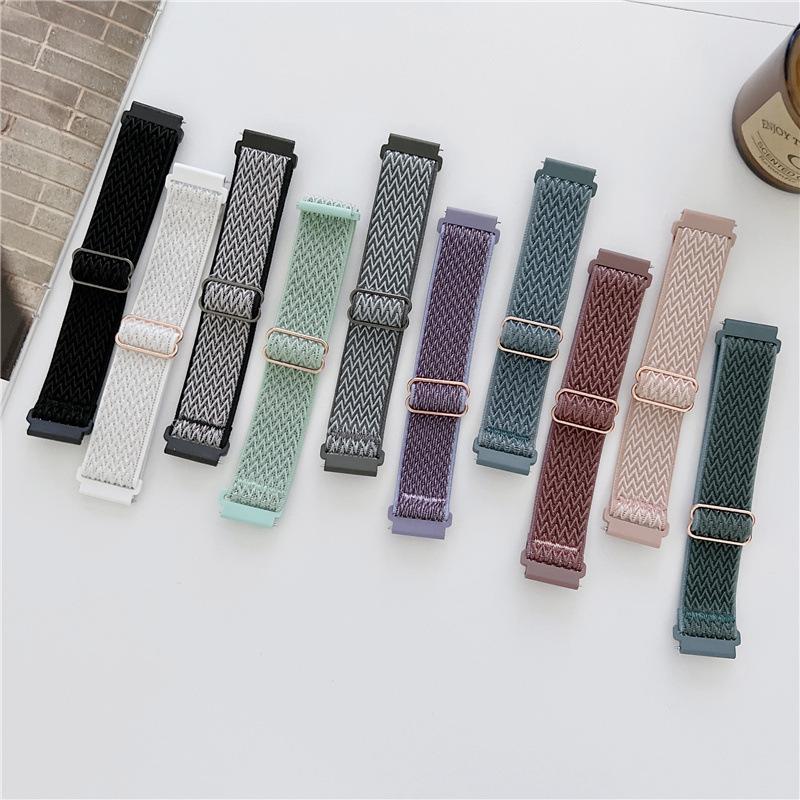 Elastic Shiny strap For Samsung Galaxy Watch 6/5/pro/3/4/classic/Active 2 20mm/22mm Bohemian Pride bracelet Huawei GT 3-2-e band