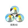 Eight Big And Eight Small Imitation Austrian Hot Diamond Ab Color, Glass Rhinestone Hot Melt Adhesive Bottom Hot Diamond Diy Clothing Accessories