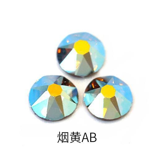 Eight Big And Eight Small Imitation Austrian Hot Diamond Ab Color, Glass Rhinestone Hot Melt Adhesive Bottom Hot Diamond Diy Clothing Accessories