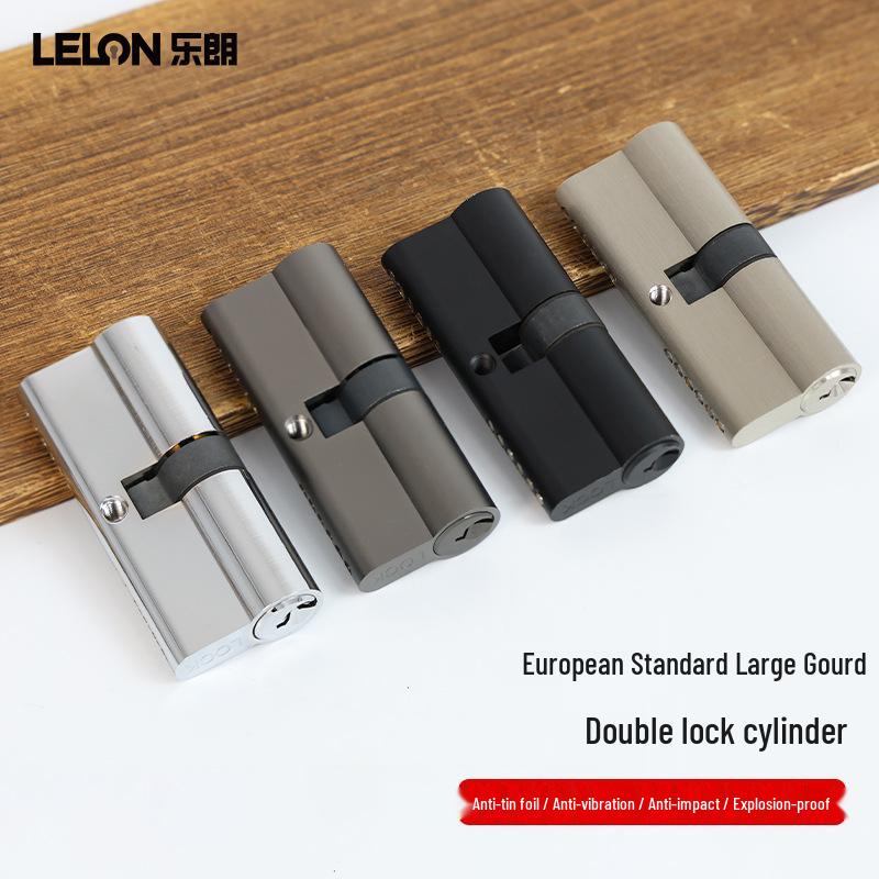 Reines Kupfer 70mm Euro-Standard Doppel-Öffnungs-Schließzylinder für Innen-Holz- und Aluminiumtüren