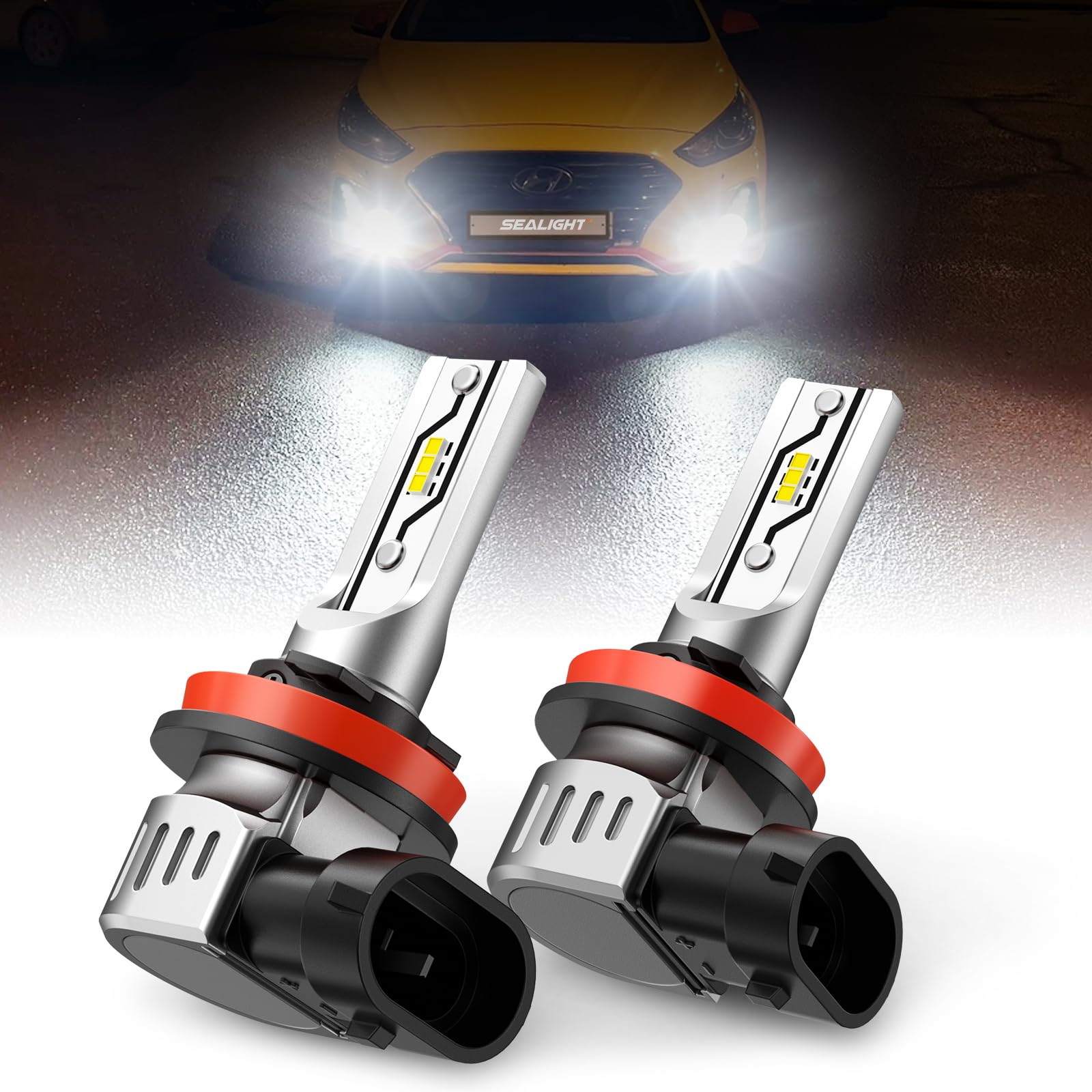

[2025 new series!] SEALIGHT Fog Lamp H11 H8 LED Fog H11 белый