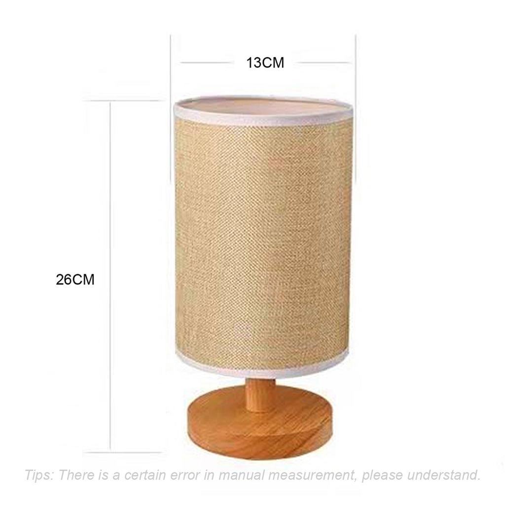 Led Bedside Lamp Night Light Desk Table Study Beside Room Bedroom Sleep Lighting Decoration Retro Pleated Sleeping