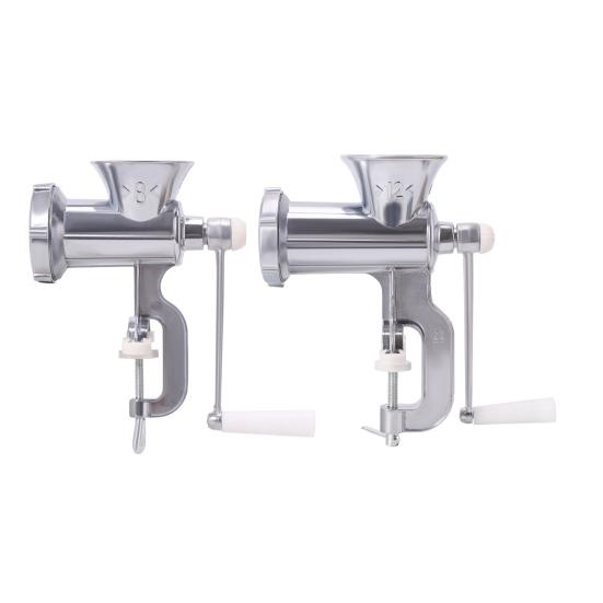 Meat Grinder Stainless Steel Blade Manual Mincer 3-in-1 Sausage Maker Low