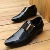 Fashion Men Fashion Classic Formal Shoes Black Brown Luxury One Step Men Lefu Shoes Korean Wedding Party Shoes Size 38-46 Men Shoes