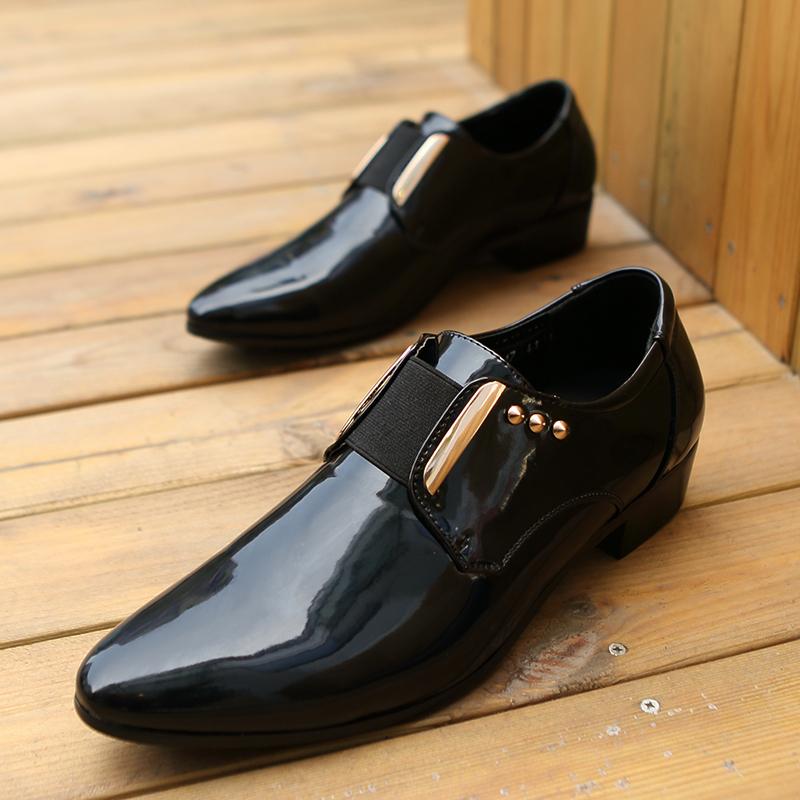 Fashion Men Fashion Classic Formal Shoes Black Brown Luxury One Step Men Lefu Shoes Korean Wedding Party Shoes Size 38-46 Men Shoes