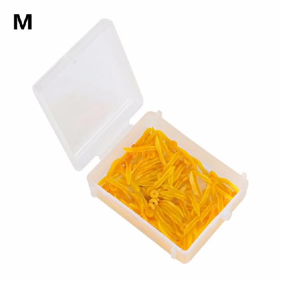 4Sizes Disposable Dental Tooth Gap Wedges with End Circular Holes Plastic Interdental Wedge Dental Matrix Wedge For Oral Care 3