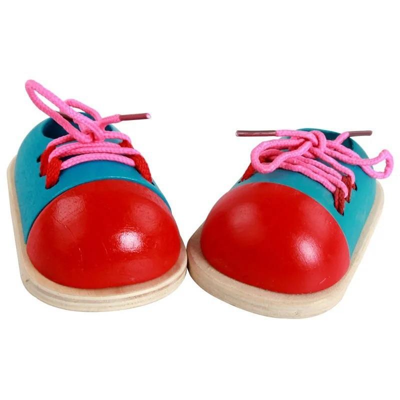 Children's Kindergarten Living Area Hand-worn Clothes Sewing Buttons Toys Montessori Early Education Educational Intelligence Hand-threading Board