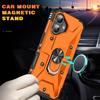 For iPhone 17 Pro Case PC + TPU Anti-Drop Phone Cover with Ring Kickstand