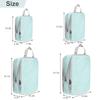 3/4Set Compression Packing Cubes for Travel, Lightweight Space-Saving Extendable Packing Organizer for Carry on Luggage Suitcase