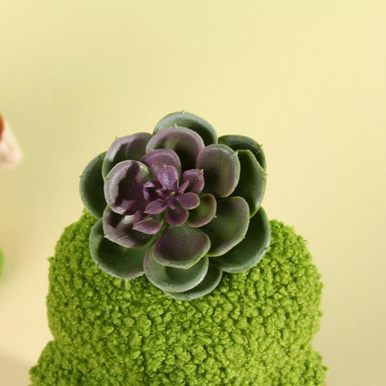 Plush Gnome Spring Decoration Cute Green Plant Gnome Doll for Tiered Tray Indoor Table Office Farmhouse Christmas Decoration
