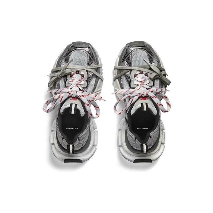 Balenciaga 3XL Low Top Chunky Sneakers 5cm Women's Gray Charcoal Gray 734731W3XL51219