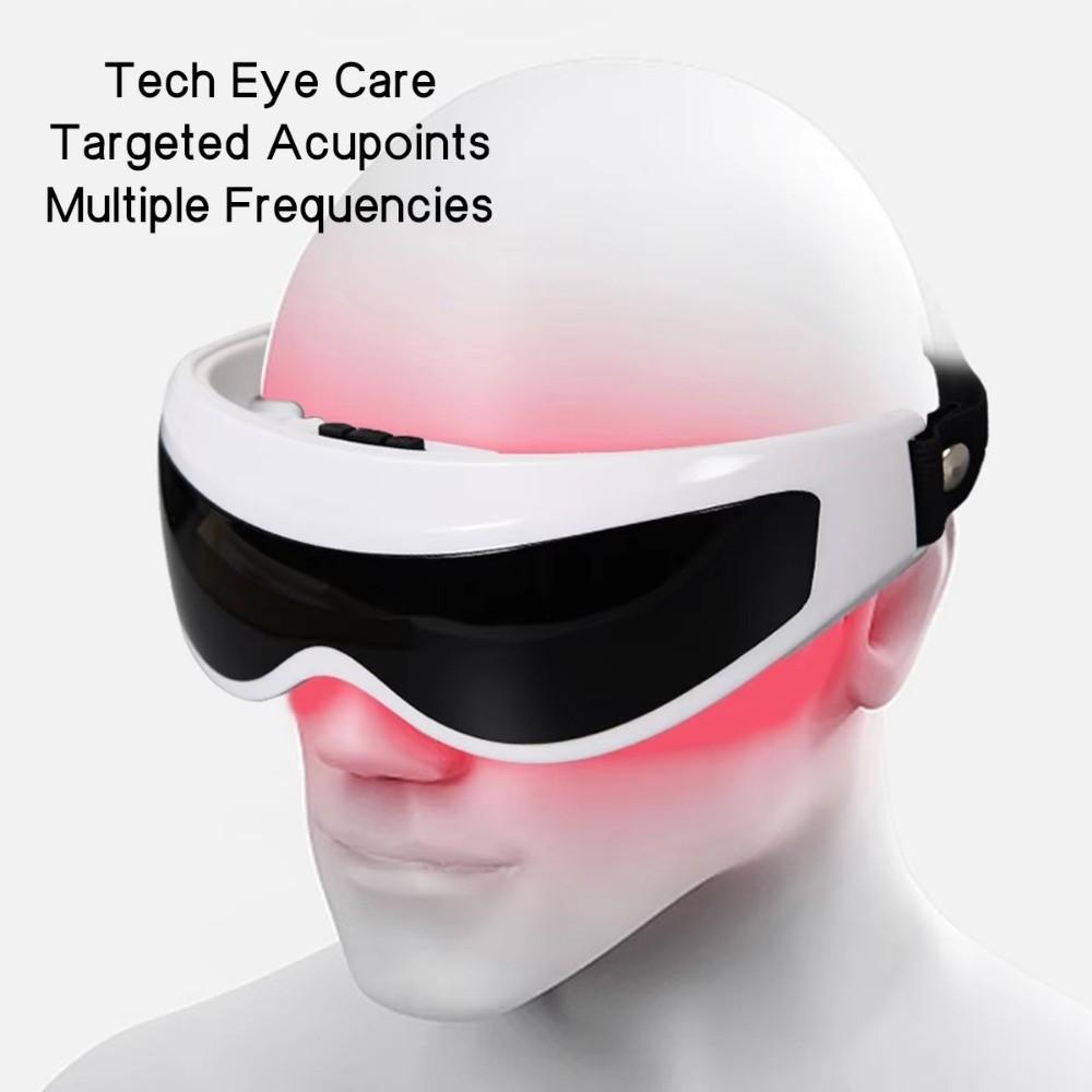 Manyetik Boncuklar Elektrikli Göz Masaj Aleti Ayarlanabilir Toka EMS Göz Rahatlatıcı Göz Bakımı Masajı
