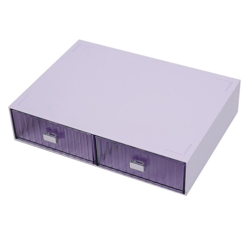 Acrylic Cosmetics Storage Box Makeup Organizer Drawer Desktop Transparent Dustproof Lipstick Makeup Brush Mask Storage Box Rack