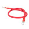 23.6in Ground Wire 4AWG 25mm2 150A High Toughness Earth Cable for Battery Inverter Fuse HolderRed