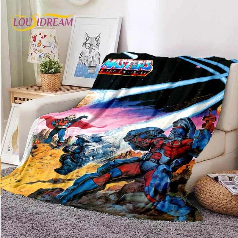 He-Man Masters Of The Universe Throws Blanket Sofa Blanket Adults and Children Blanket Blanket for Bed