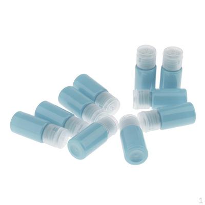 10 Count Reusable Makeup Toner Remover Liquid Empty Containers, 10ml Shampoo Shower Gel Refillable