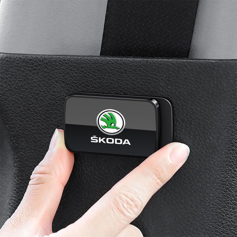 Suport reglabil pentru centura de siguranță auto, stabilizator, clemă de fixare, limitator, styling pentru Skoda Octavia 1 2 3 A4 A5 MK2 Fabia Kamiq Kapoq Kodiaq Rapid SCALA