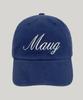 Maugeu Daily Lettering Washed Ball Cap Navy