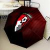 Afc Bournemouth Crest Automatic Folding Umbrella - 8-Rib Travel Umbrella with Auto Open/Close & Portable Gifts for Holidays or Birthdays