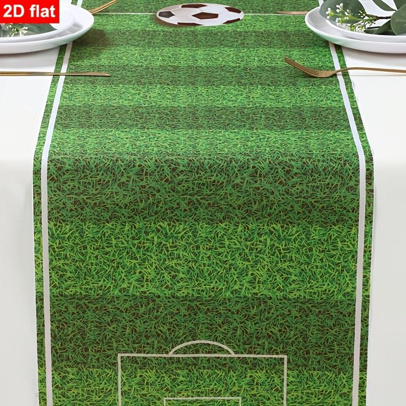 1Pcs Football Table Runner Soccer Birthday Decor Soccer Sports Theme Table Cover Football Birthday Baby Shower Supplies