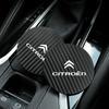 2Pcs Car Logo Carbon Fiber Patterned Water Cup Pad For Citroen C1 DS3 C2 C3 Vts C4 Saxo C4L C5 C6 C8 Xsara C3-XR Picasso Cactus