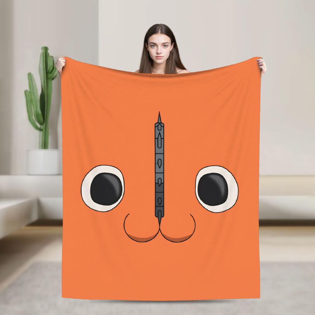 Anime C-Chainsaw Man Pochita Blankets Quality Soft Warm Bedding Throws Winter Camping Living Room Novelty Bedspread