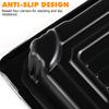 100pcs Sushi Box Black Thickened Disposable Pulp Containers For Take Out Carry Lunch Party Snacks Hamburgers Fries Storage