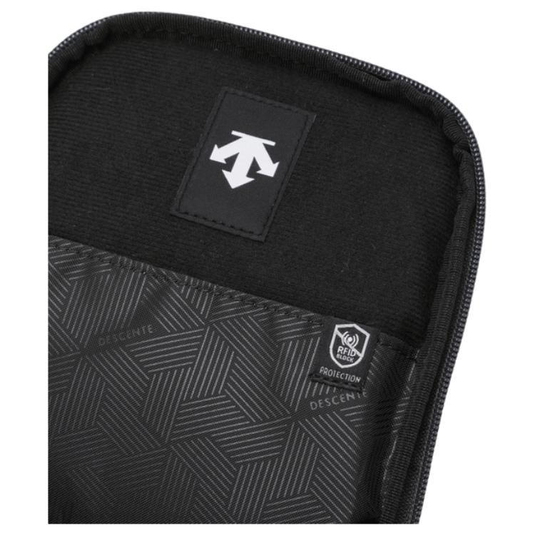 New DESCENTE Nylon Sling Bag Medium Size Men's Dark Gray SQ323UBG72-DGRY