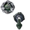 Beyblade X Pack Obsidian Shell 4-60D, Toupie De Combat De Type Défense Authentiques Takara Tomy, Dès 8 Ans