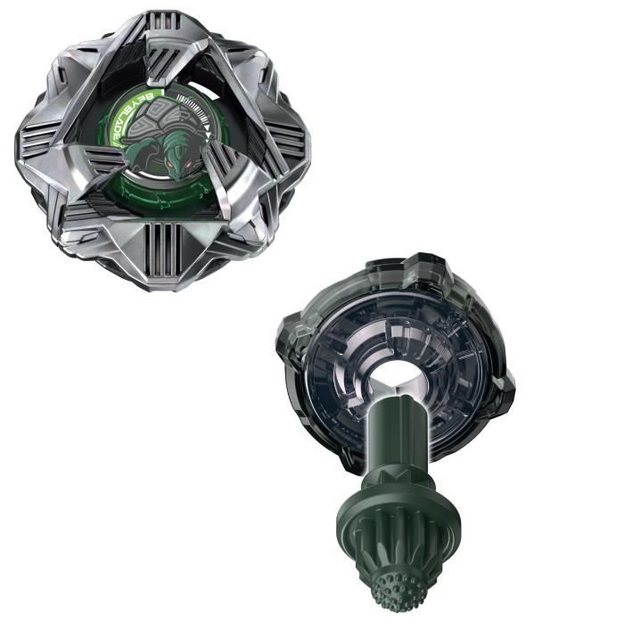 Beyblade X Pack Obsidian Shell 4-60D, Toupie De Combat De Type Défense Authentiques Takara Tomy, Dès 8 Ans