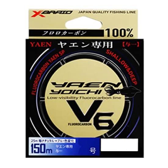 

YOICHI V6 150m for Yaen X-Braid #2 Natural/Blue (Suitable fishing)
