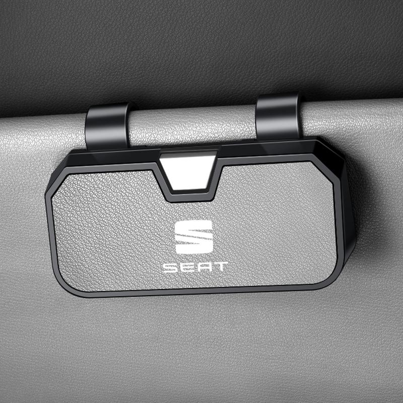 Módní pouzdro na sluneční brýle do auta Držák Klip pro uložení brýlí Pro Seat Leon 5F Mk3 Ibiza 6J Tarraco Arona Ateca Alhambra Příslušenství