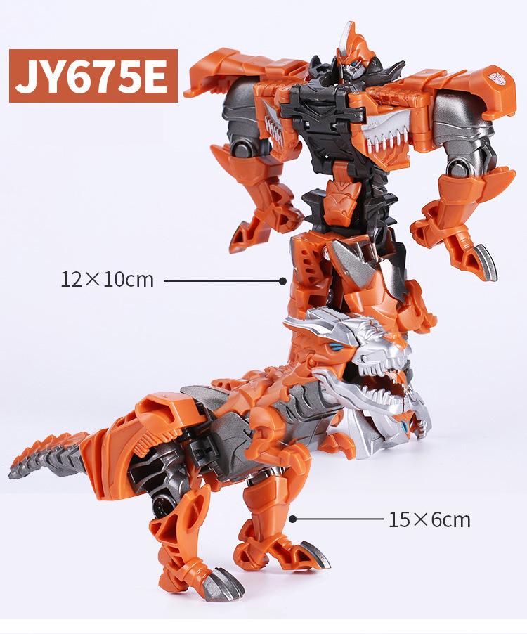 One-Step Car-to-Dinosaur Robot Toy for 6-Year-Old Boys