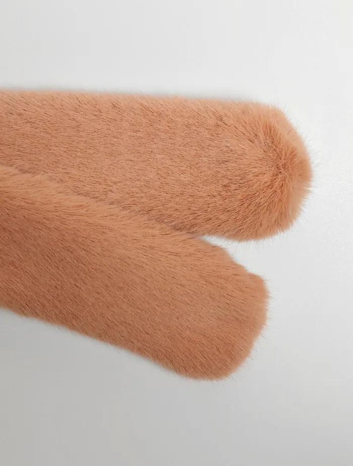 Lara Fur Scarf Petit-Peach