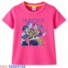 KPop Dämonenjäger Kinder-Cartoon-Print T-Shirt