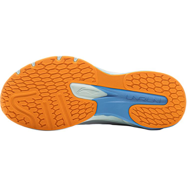 Li Ning Kids Running Shoes Comfortable Versatile Shock Absorption Rebound Breathable Low Top Kids Sneaker Blue YKFV090-5