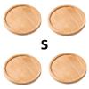 Wooden Pallet Rectangular Base Water Tray Basin Support Round Small Chassis Basin Pad Waterproof Bamboo Tray