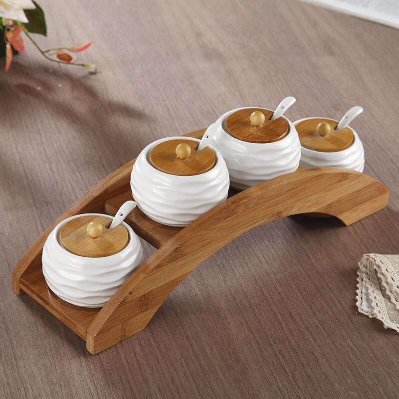 LISM Bridge-Shaped Seasoning Jar Set