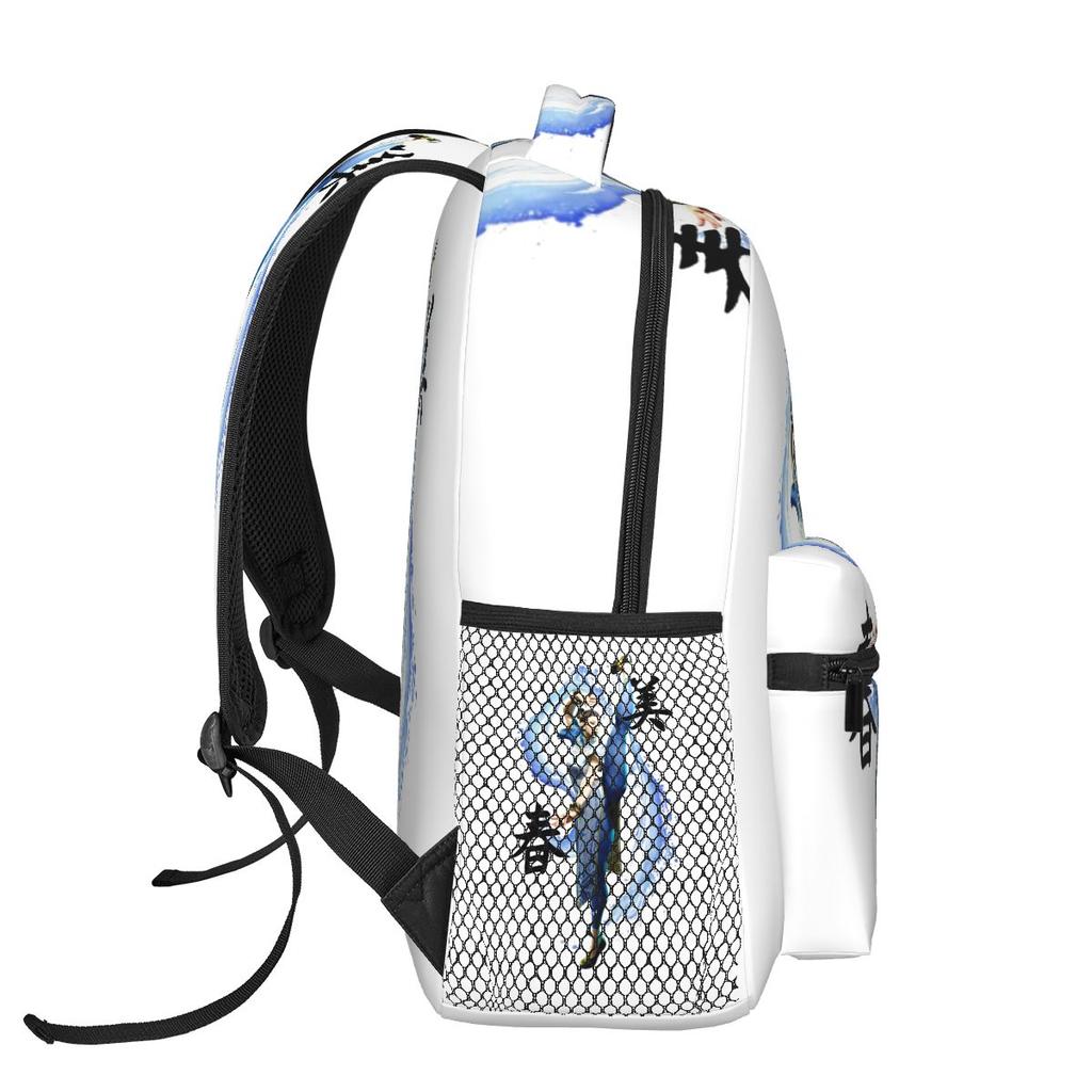 Street Fighter Chun Li Backpacks Boys Girls Bookbag Children School Bags Cartoon Laptop Rucksack Shoulder Bag Large Capacity