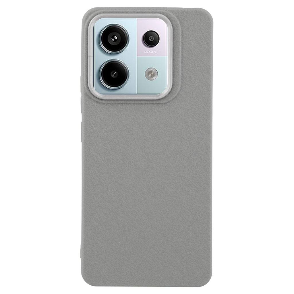 For Xiaomi Redmi Note 13 Pro 5G/Poco X6 5G Case Leather Textured TPU Shockproof Phone Cover