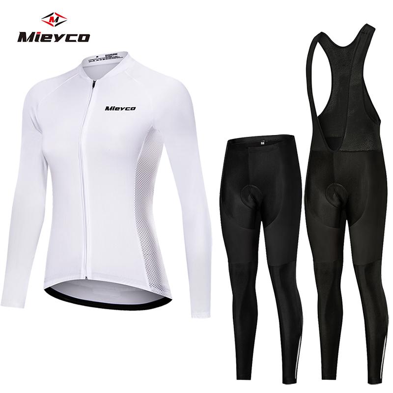Women's Long Sleeve Shirt MTB Jersey Womens Cycling Clothing Bicycle Maillot Ciclismo 2026 Long Sleeved Autumn Breathable Cycling Suit Set