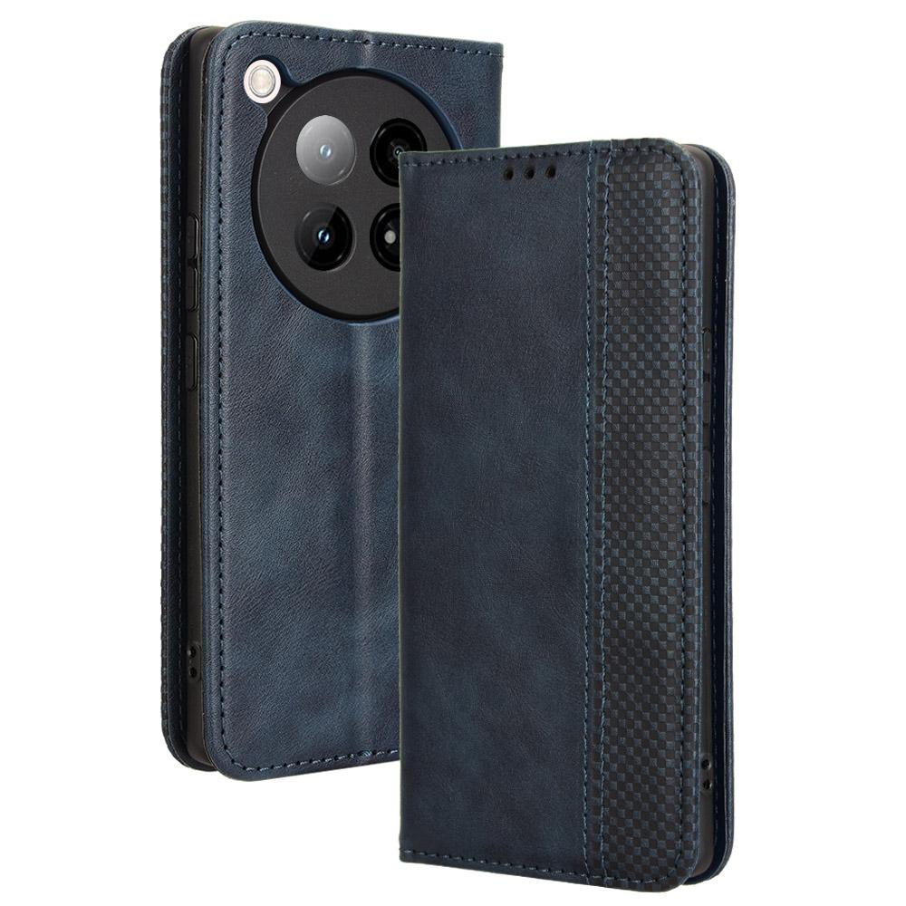 Dla Infinix Zero 40 4G X6860 Skórzane Etui Portfel Stojak Tekstura Retro Pokrowiec na Telefon