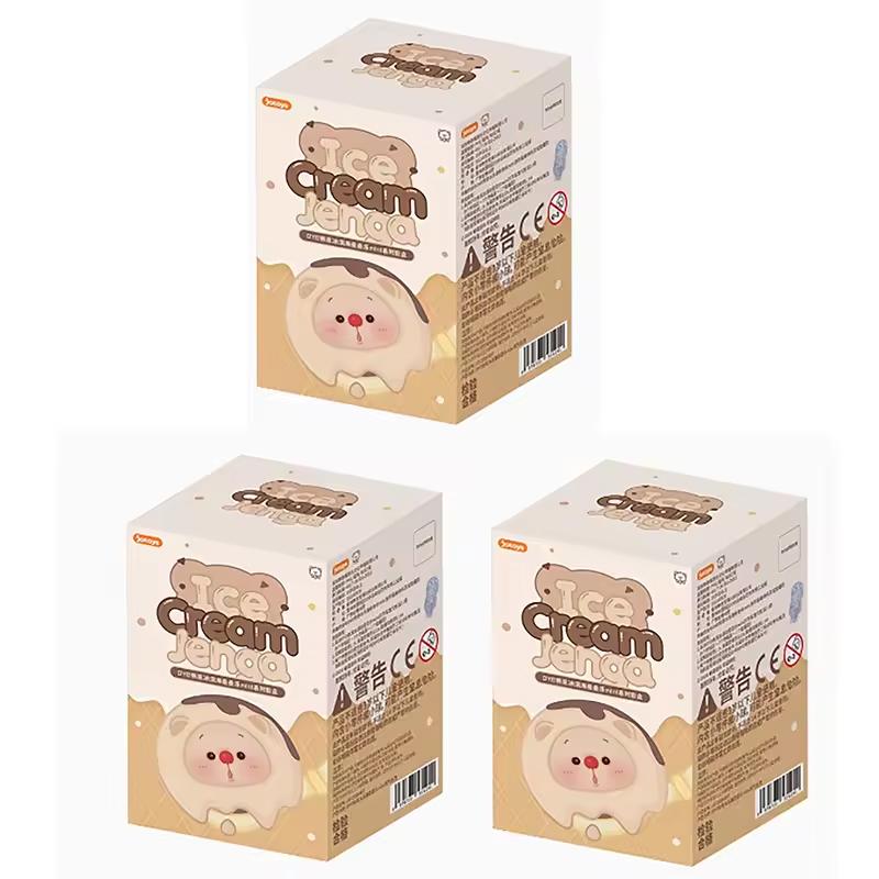 Oyo Bear Cub Ice Cream Series Anniversary Stackable Blind Box Trendy Mini Doll Gift Garage Kit Ornament Kids Gift Toy