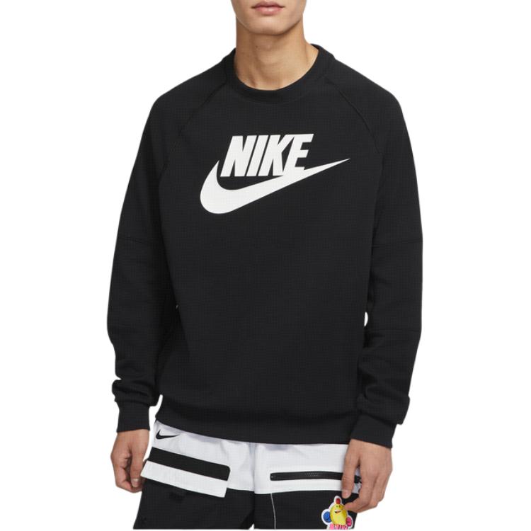 Nike Sweatshirts Men's Black Crew Neck Moderate Other DJ0349-010