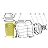 Pool Pump Basket Replacement Weatherproof Design Efficient Debris Collection Plastic Texture for Filtration Systems
