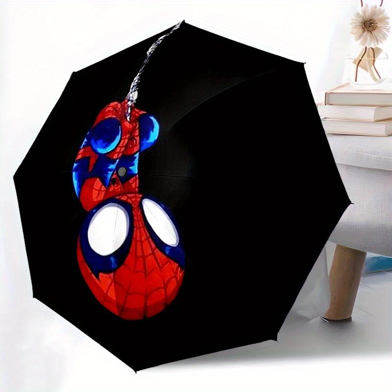 1pc Spider-Man Automatic Umbrella 8-Bone Design Compact Gear for Outdoor Travel,Perfect Gift for Friends' Birthdays yy250815089