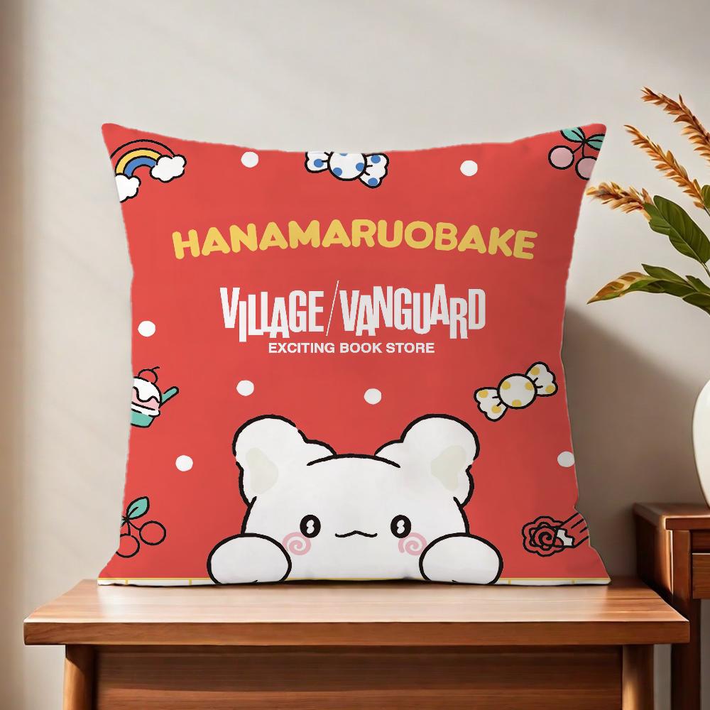 Hhanamaruobakee cartoon cushion cover For Pillow Printing Sofa Decoration Home Car Room Coffee Shop Office Nordic Simplicity