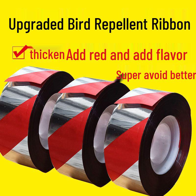Bird Repellent Laser Reflective Tape - Scare and Deter Birds with Flashing Strips